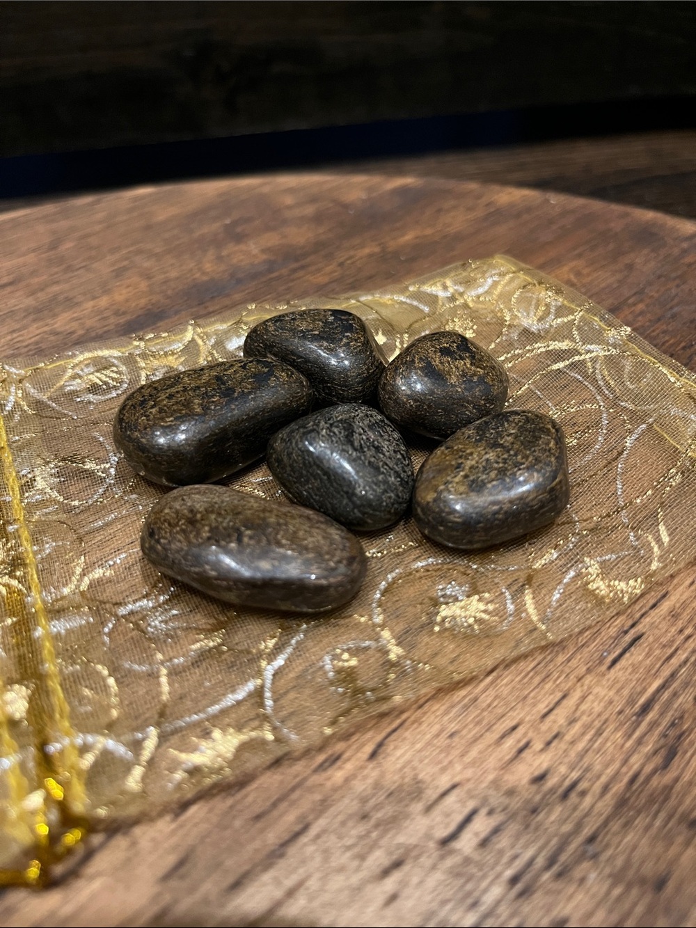 3/$15 6 Bronzite Tumbles